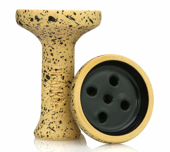 Hookah bowl Oblako MONO Black DARK YELLOW