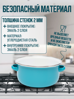 Набор кастрюль 5 шт Морской бриз