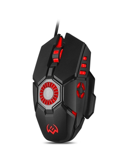 Мышь Sven RX-G880 6+1кл. 400-7000 DPI, ПО, вентилятор, подсветка, игров. Упак