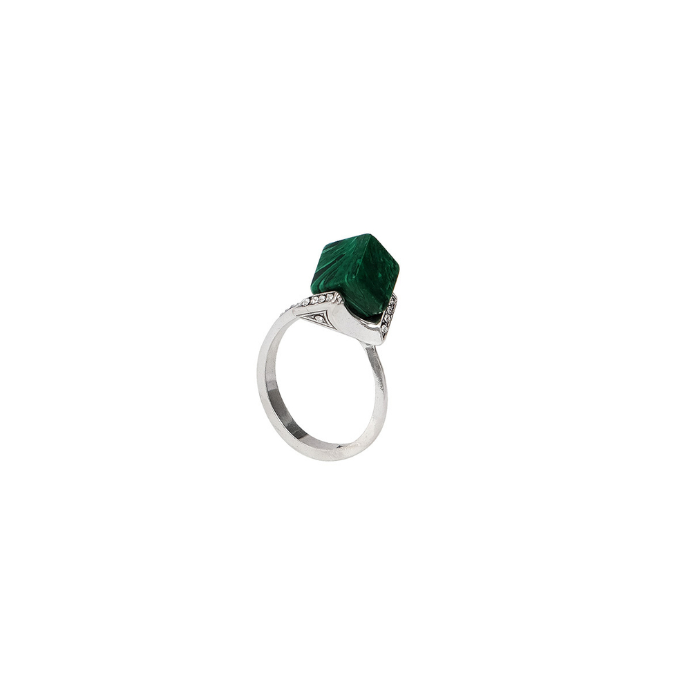"Памир" кольцо в серебряном покрытии из коллекции "Леди" от Jenavi