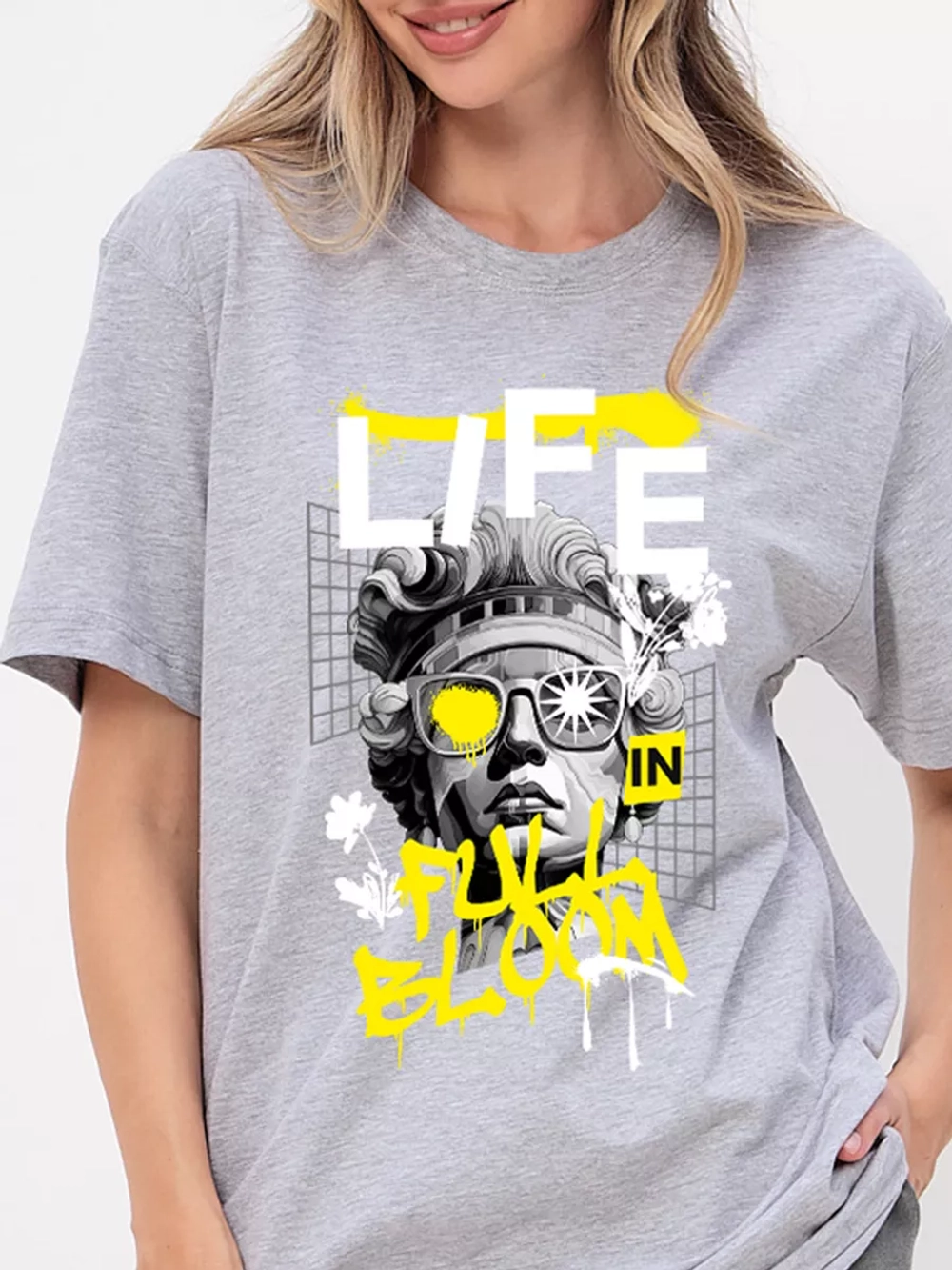 Футболка c принтом y2k ретро