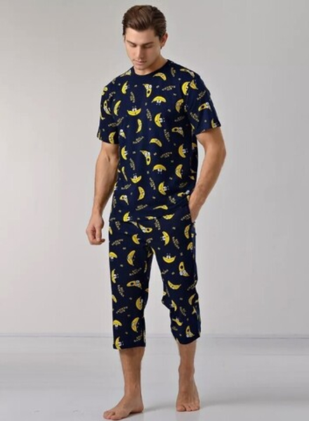 [m]Пижама мужская бриджи+футболка 88223