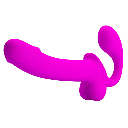 Лиловый безремневой страпон с эффектом эякуляции Pretty Love Kelpie BW-022067P