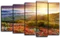 Модульная картина "Закат в горах"