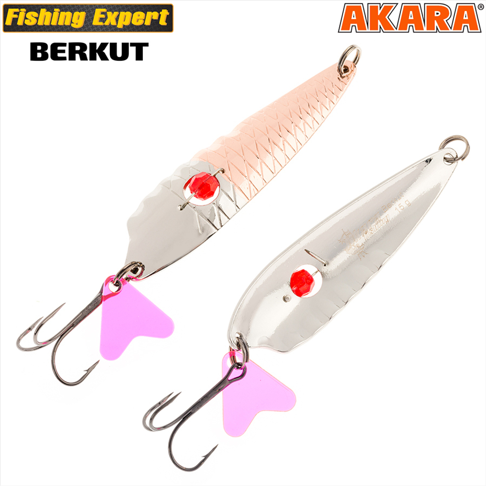 Блесна колебалка Akara 1031 Berkut 15 гр. 014/Cu