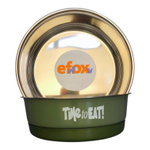 Миска "efox" для питомцев из нержавеющей стали, форма чаша