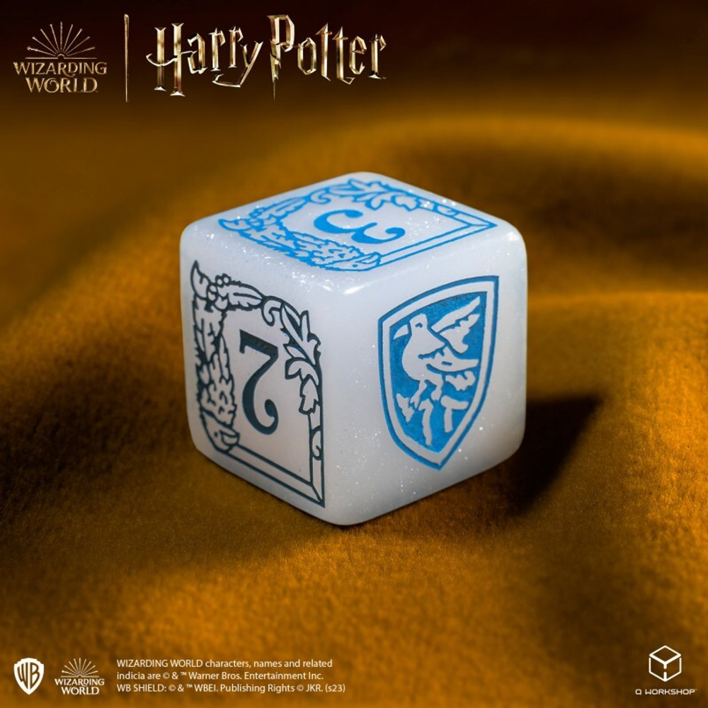 Harry Potter. Ravenclaw Modern Dice Set - White