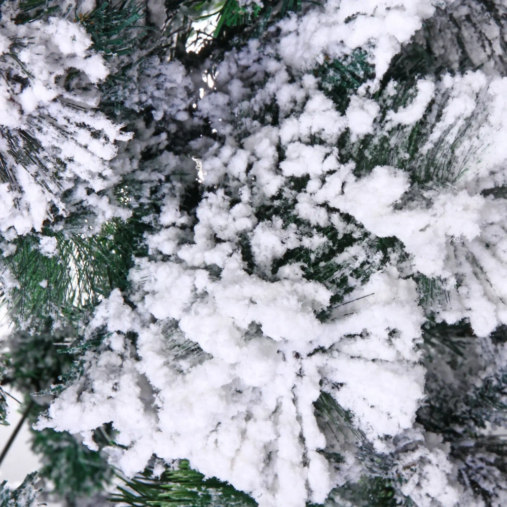 Ёлка «Морозко» 180 см, белая снежная посыпка (600 веток)