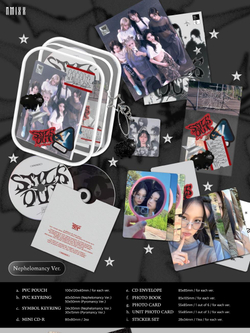 Альбом NMIXX - Fe3O4: STICK OUT 3rd EP Album LIMITED Edition 2 Version SET