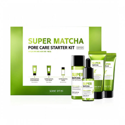 Some By Mi Super Matcha Pore Care Starter Kit набор миниатюр для сужения пор с чаем матча