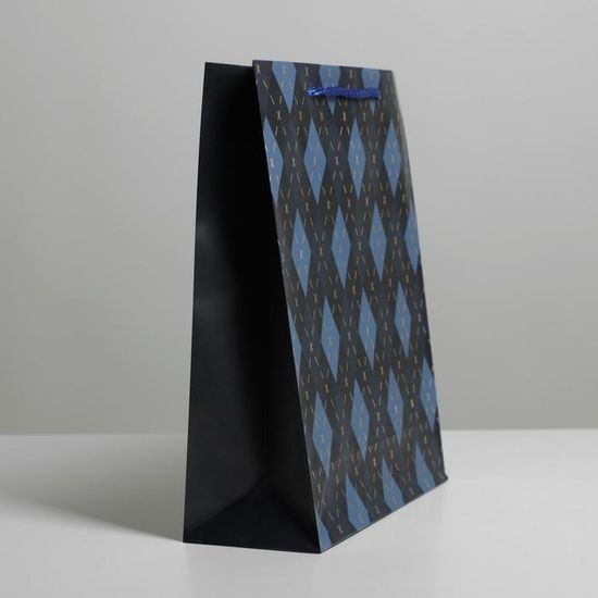 Пакет ламинированный «Клетка», ML 23 х 27 х 8 см 6582765