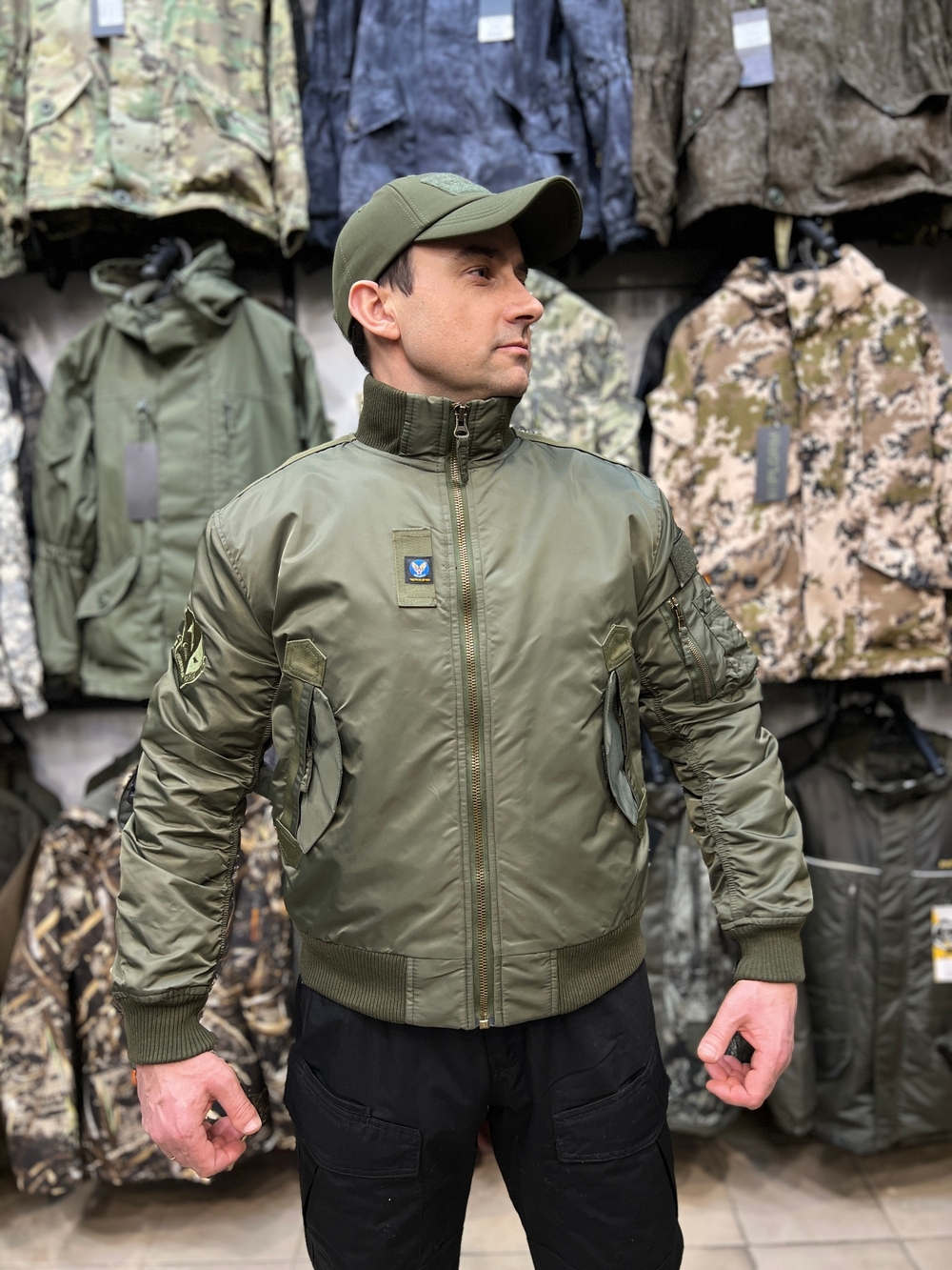 Бомбер Пилот 7.62 Armyfans Зимний Олива