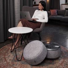 Массажер для ног 2в1 UNIX интерьерный пуф / Secret Pouf Grey