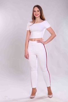 Брюки женские М-305(6) (элит-145/стрейч/белый)