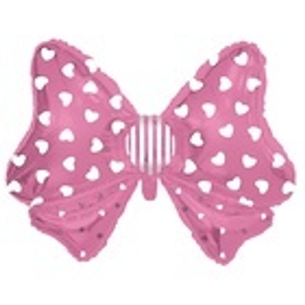 Agura Шар фигура "Новорожденный Бант розовый" 36"/91 см (БГ-44)  Изображение2