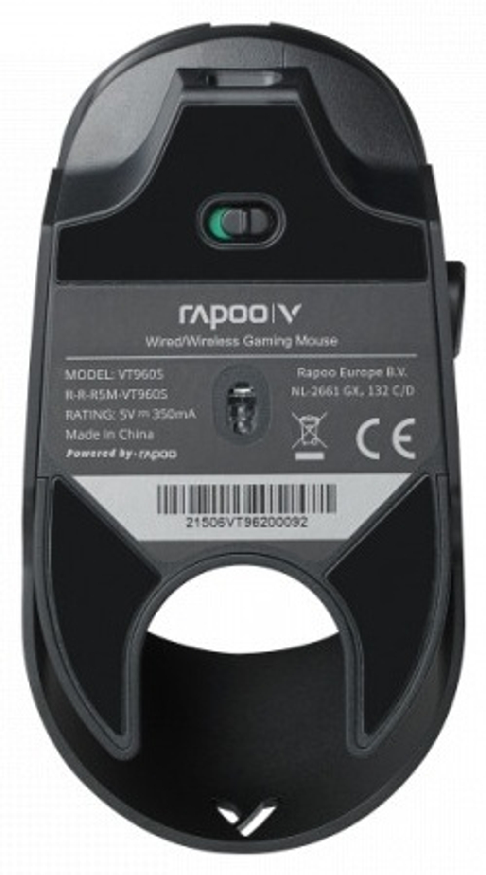 Мышь Rapoo VT960S черный
