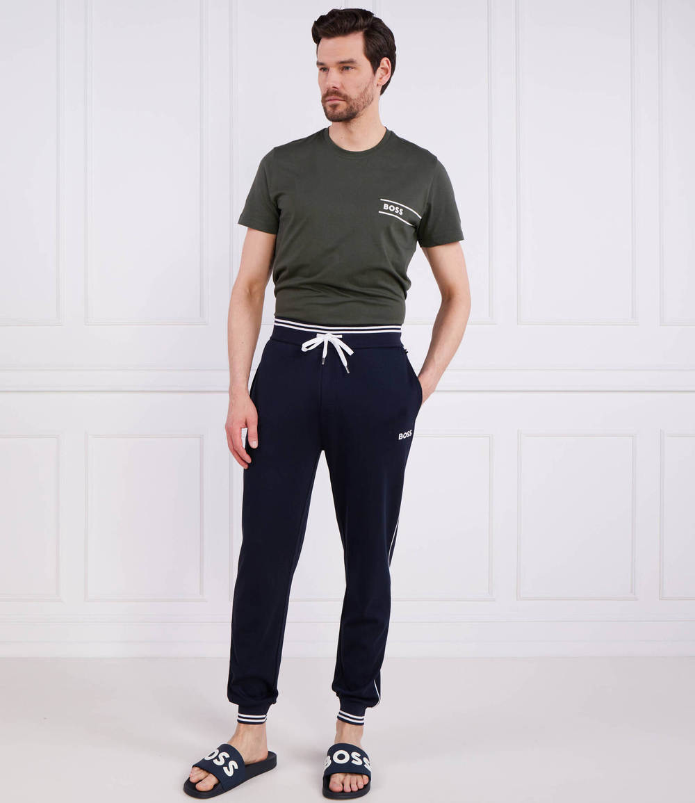 спортивные штаны core pants BOSS BLACK - темно-синий(50469710)