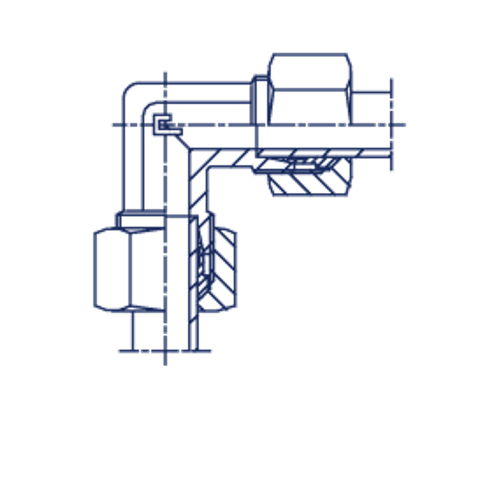 Соединение P90 DS14 M22х1.5 (в сборе)