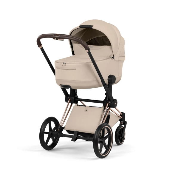 Детская коляска Cybex Priam V Style 2 в 1 Cozy Beige на шасси Rosegold