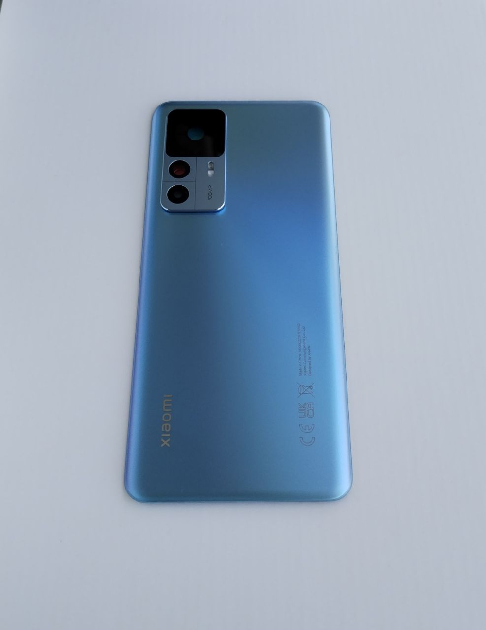 Xiaomi 12T (22071212AG) - Задняя крышка в сборе со стеклом камеры (стеклянная) (АСЦ)