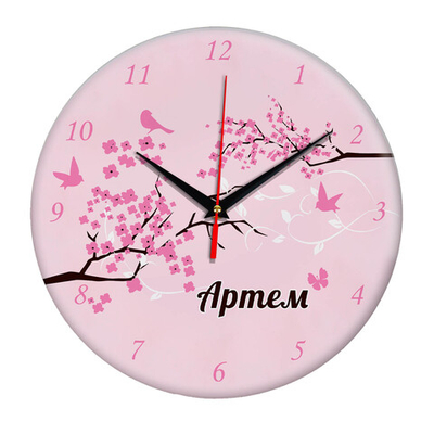 Часы именной подарок "Артем" Декор для дома, подарок