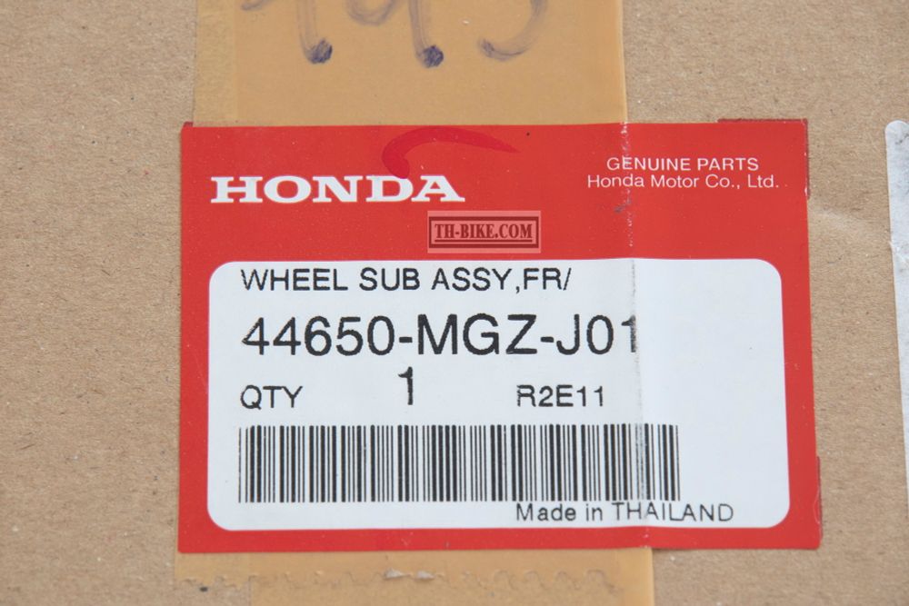 44650-MGZ-J01. WHEEL SUB ASSY., FR.. CB-CBR500 (400) Front wheel. HONDA