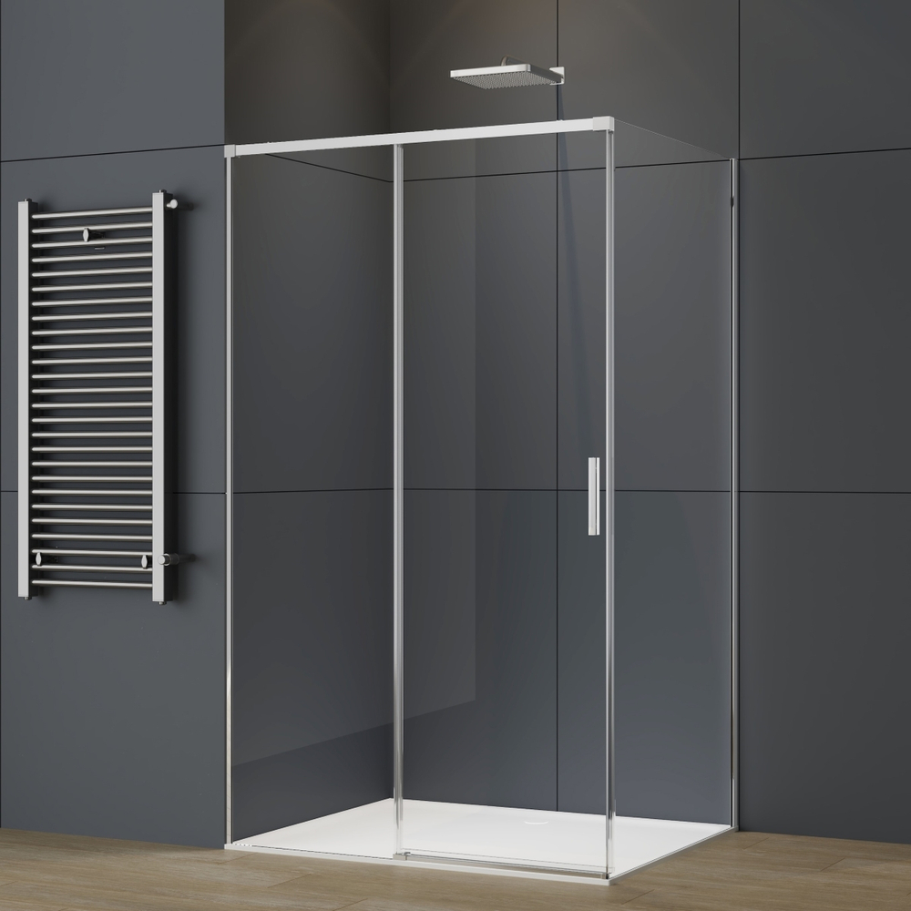 Душевой уголок Soft 2 VSR-3SO28014CL, 1400*800, хром, стекло прозрачное