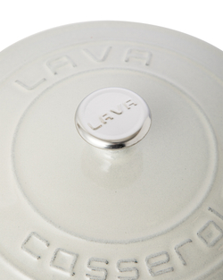 Кастрюля с крышкой LAVA 20см 2.8л кремовая