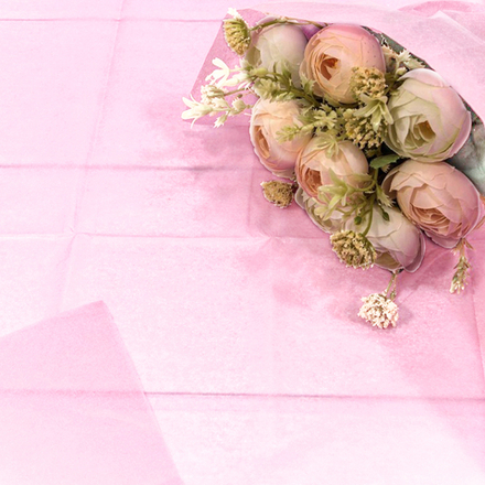 Упаковочная бумага, Тишью (0,5*0,7 м) Персиковый, 40 шт.