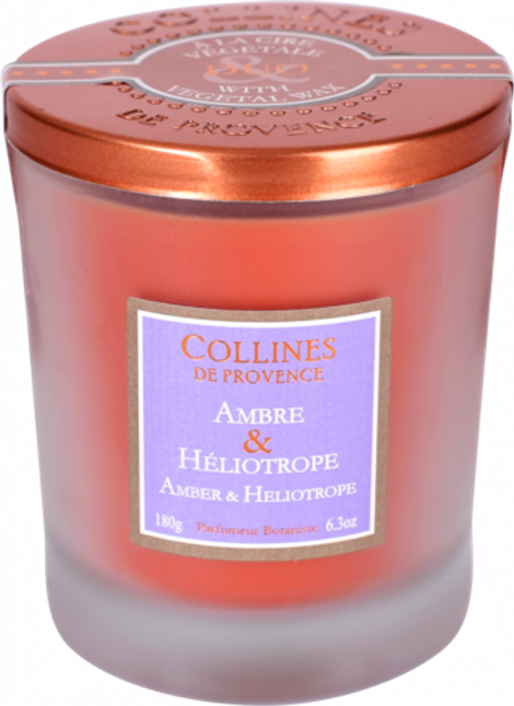 Свеча Collines 180гр Дуэт Amber & Heliotrope