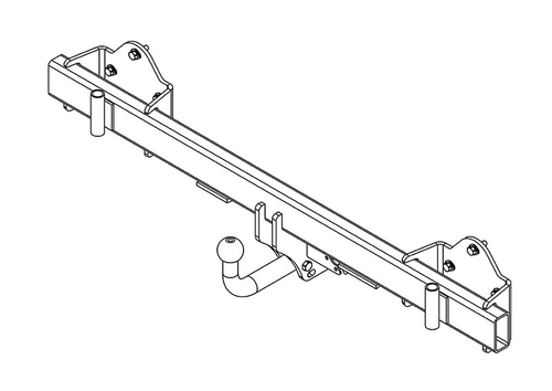 Фаркоп AvtoS для BMW X5 (2000-2006) с универсальной электрикой Smart(блок) и сертификатом в комплекте, арт.(BM 01+smart)