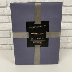 Комплект постельного белья ЕВРО 100% Сатин однотонный  фиолетовый