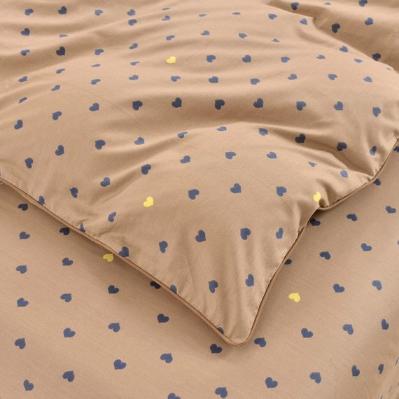 Лайки (шоколад) КПБ сатин 1.6