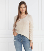 Хлопковый свитер Marc Cain - бежевый(VS 41.20 M18)