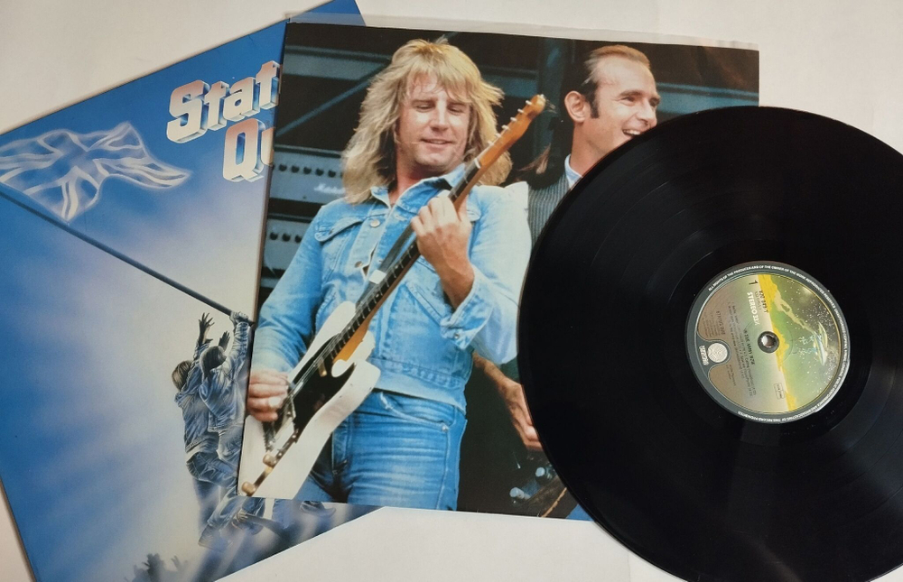 Винтажная виниловая пластинка LP Status Quo In The Army Now (Holland 1986) (EX)