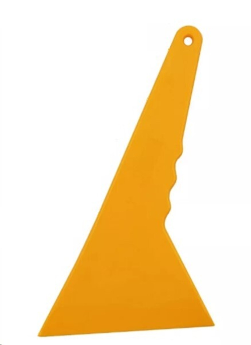 Шпатель для тонировки РАКЕЛЬ выгонка пластмассовый, 28*13,8 см (скребок) (P.R.C.)