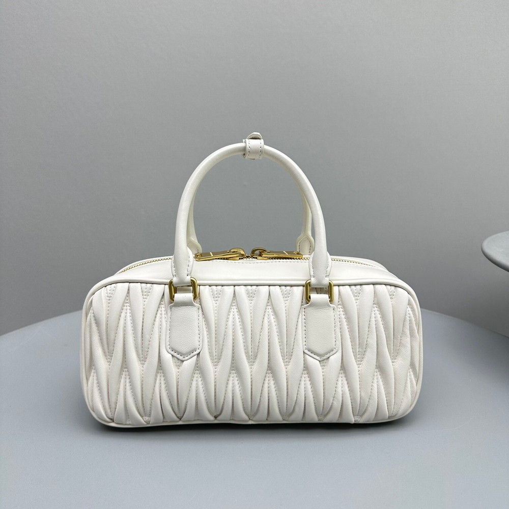 Miu Miu Arcadie Matelasse Nappa Leather Bag 27 cm