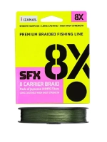 Плетеный шнур для рыбалки SFX 8X 150 м, 0,285 мм, 22,3 кг