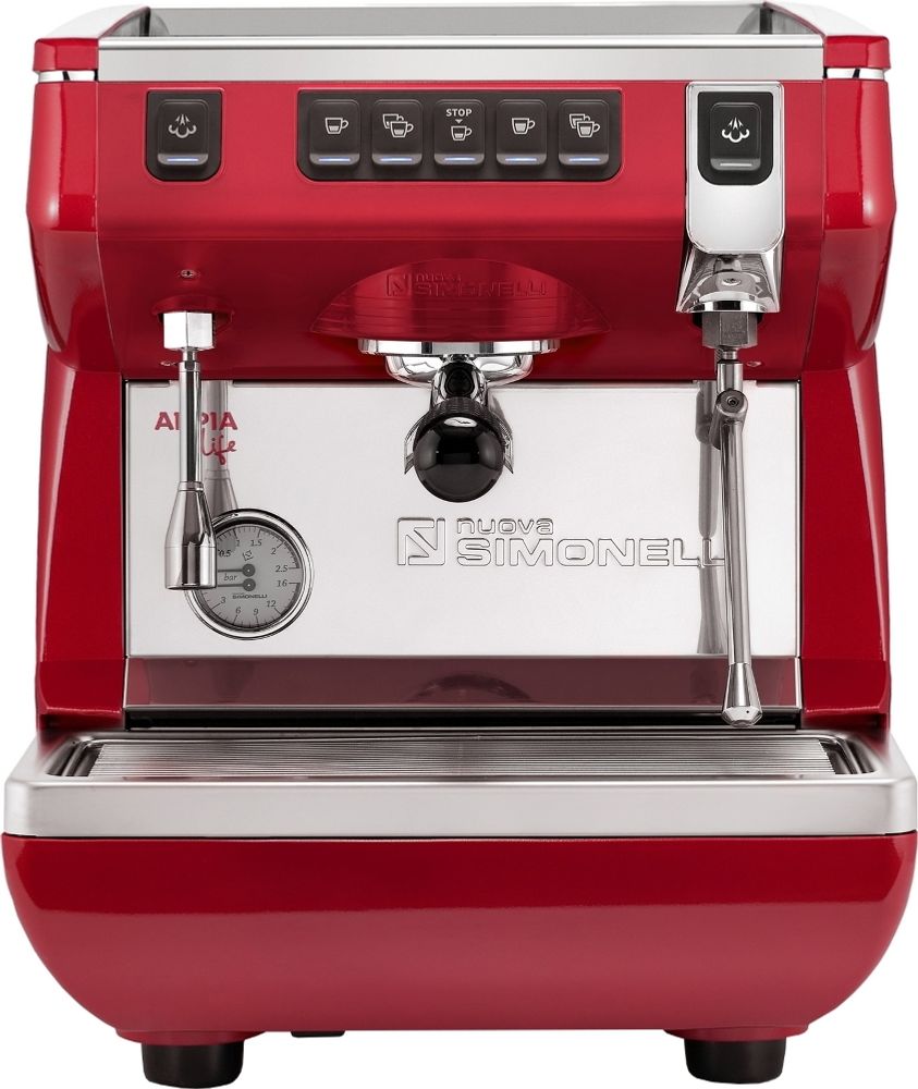 Кофемашина Nuova Simonelli Appia Life 1Gr S red высокая группа