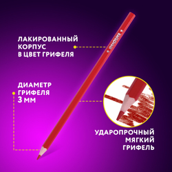 Карандаши цветные ЮНЛАНДИЯ "ДОМИКИ", 18 цветов, пластиковые, классические, грифель мягкий 3 мм, 181837