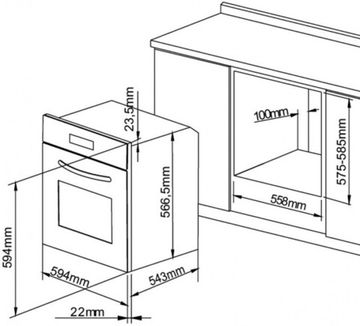 Электрический духовой шкаф PYRAMIDA F 105 S IX