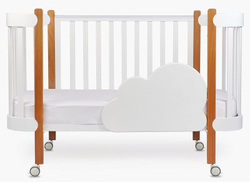 Детская кроватка-трансформер Happy baby Mommy lux Белый