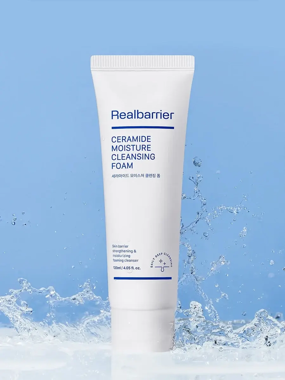 Real Barrier Кремовая очищающая пенка c керамидами Ceramide Moisture Cleansing Foam 120 мл