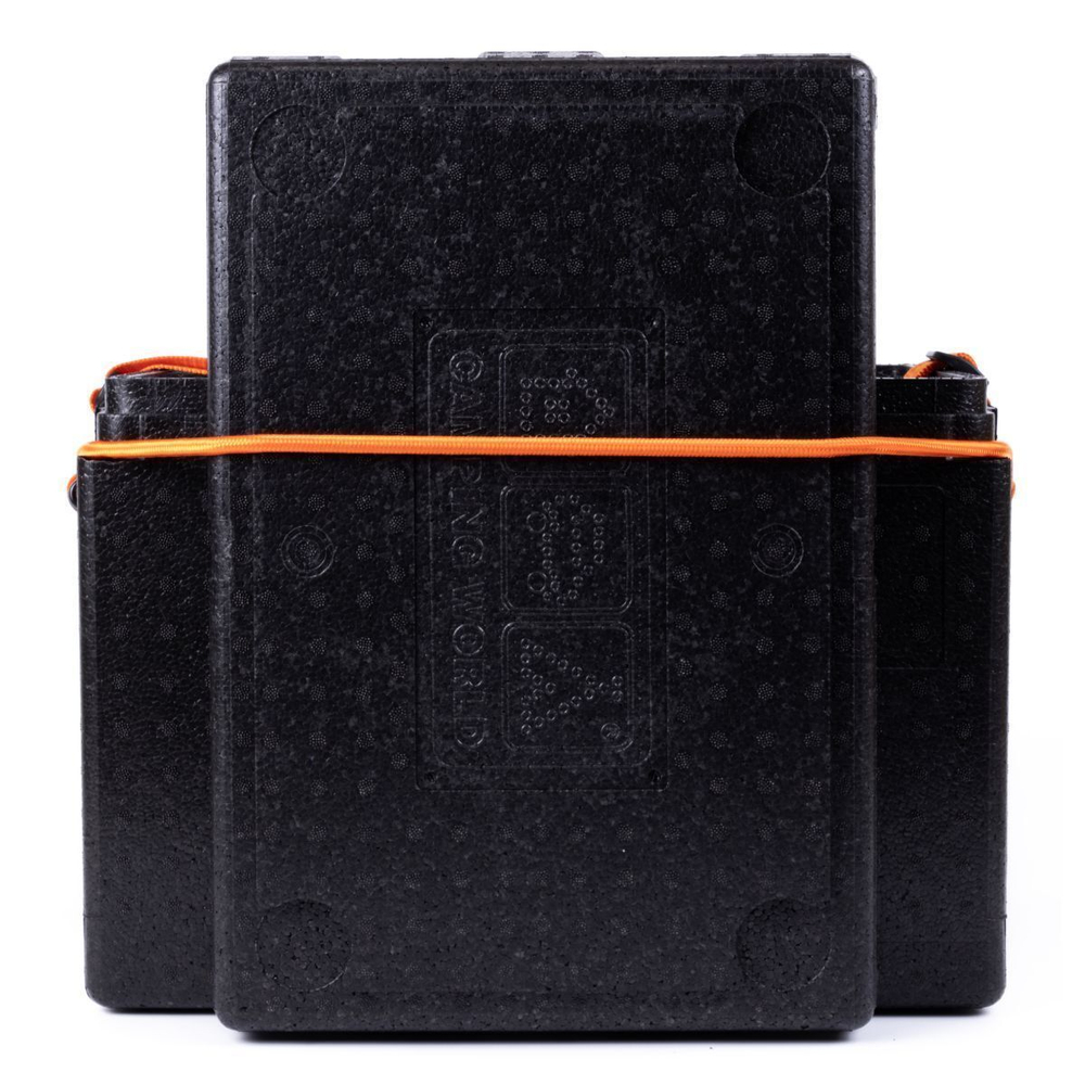 Рыболовный ящик Camping World "Друг-2+" (20 литров) оригинальная система крепления, чёрный