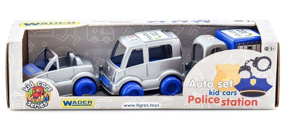 Набор авто "Kid Cars" Полиция (Тигрес)