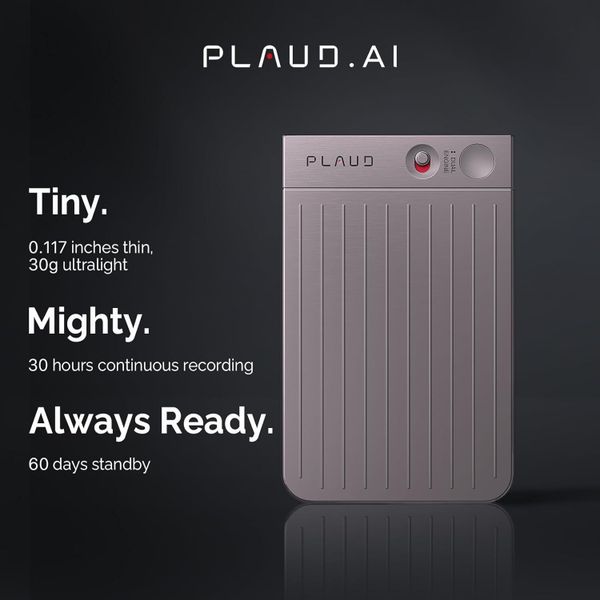 Цифровой диктофон Plaud Note с поддержкой ChatGPT, Сияющая звезда | Starlight