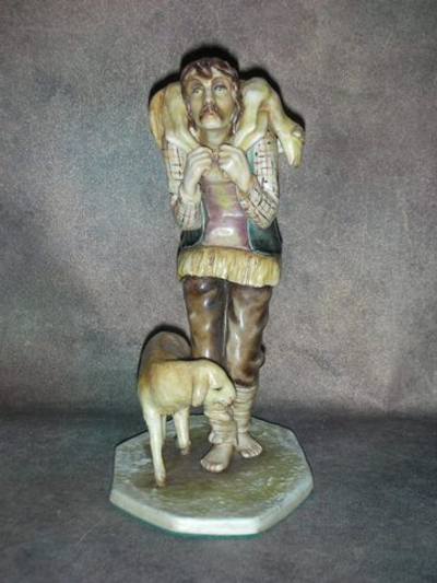 Статуэтка. Фарфор. Пастух. Capodimonte. Италия
