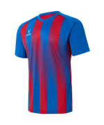 Футболка игровая Jogel Camp Striped Jersey, красный R2/синий Z2