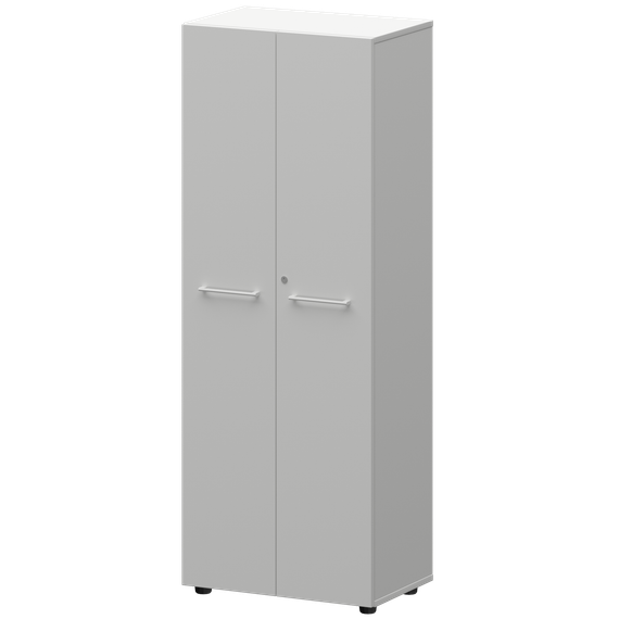 Шкаф для одежды KZS-46(Б) Белый 598x380x1595 Кортез