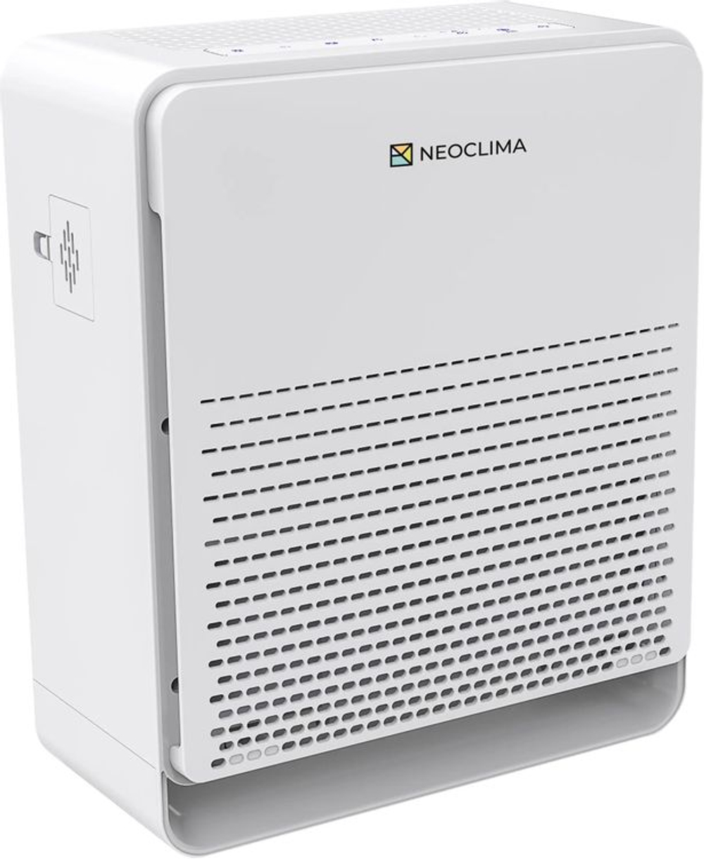 Воздухоочиститель Neoclima NP600W,  до 60м2,  белый/черный